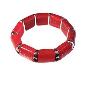 Hot Pink Infinity Bead Stretchy Elastic Gift For Her